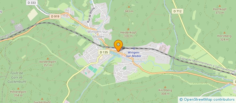 localisation de l'entreprise SCI IMMOBILIERE AG  LOHR