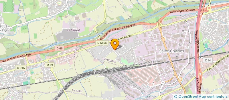 localisation de l'entreprise SCI IMMOBILIERE AMAG  CABESTANY