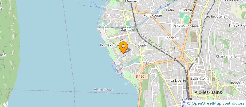 localisation de l'entreprise SCI IMMOBILIERE ATHENA  AIX-LES-BAINS