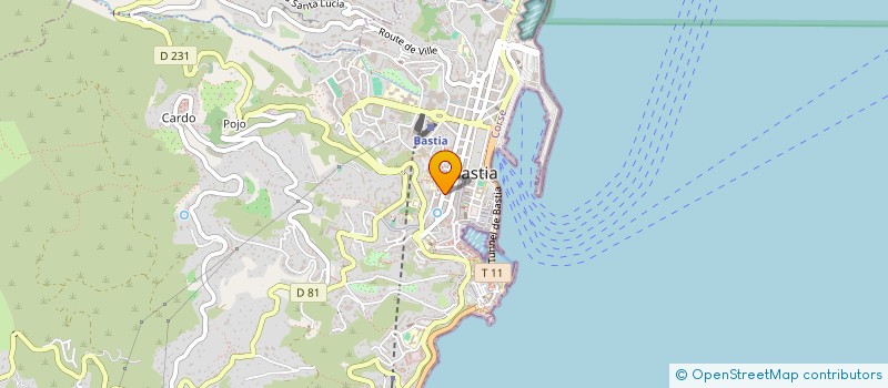localisation de l'entreprise SCI IMMOBILIERE BASTIAISE à BASTIA