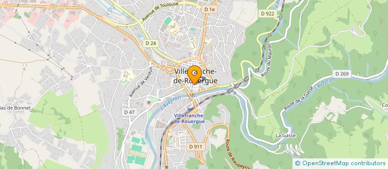 localisation de l'entreprise SCI IMMOBILIERE BENTOVI  VILLEFRANCHE-DE-ROUERGUE