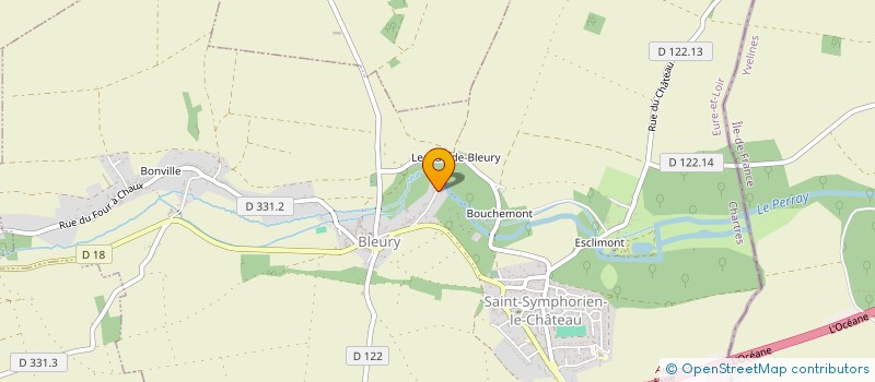 localisation de l'entreprise SCI IMMOBILIERE BLEURY à AUNEAU-BLEURY-SAINT-SYMPHORIEN