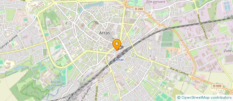 localisation de l'entreprise SCI IMMOBILIERE D'INVESTISSEMENT THOUERIS à ARRAS