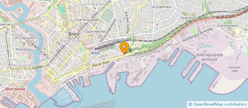 localisation de l'entreprise SCI IMMOBILIERE D'IROISE  BREST