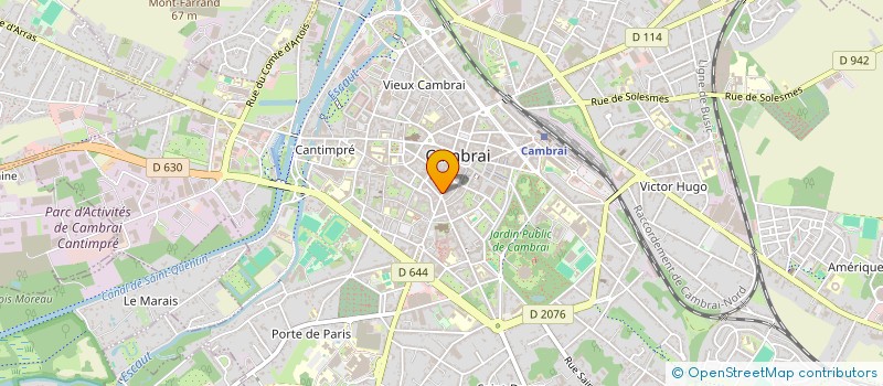 localisation de l'entreprise SCI IMMOBILIERE D.L.D  CAMBRAI