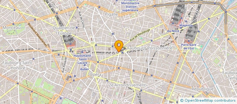 localisation de l'entreprise SCI IMMOBILIERE DE CREIL  PARIS