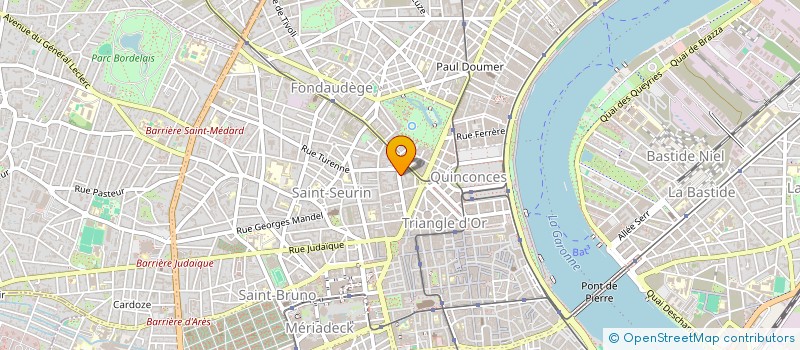 localisation de l'entreprise SCI IMMOBILIERE DE DEVELOPPEMENT  BORDEAUX