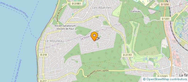 localisation de l'entreprise SCI IMMOBILIERE DE SECARY à LA TESTE-DE-BUCH