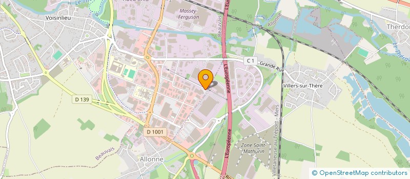 localisation de l'entreprise SCI IMMOBILIERE DE TILLE  BEAUVAIS