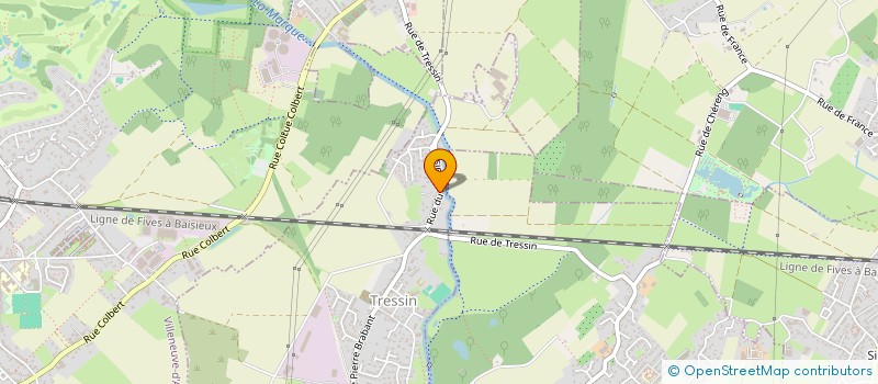 localisation de l'entreprise SCI IMMOBILIERE DRML  TRESSIN