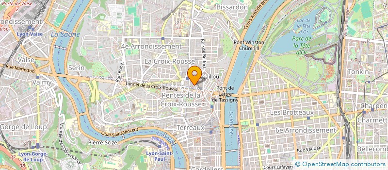 localisation de l'entreprise SCI IMMOBILIERE DU GROS CAILLOU à LYON