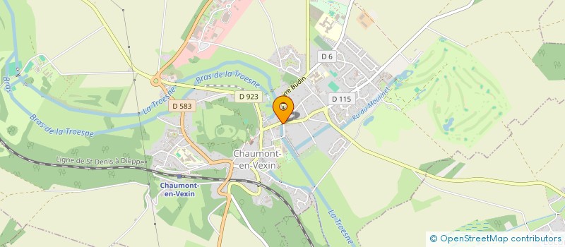 localisation de l'entreprise SCI IMMOBILIERE DU MARQUEMONT  CHAUMONT-EN-VEXIN