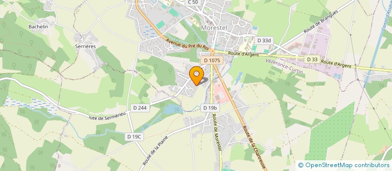 localisation de l'entreprise SCI IMMOBILIERE DU MIDI  MORESTEL