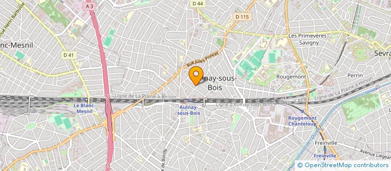 localisation de l'entreprise SCI IMMOBILIERE DU NORD à AULNAY SOUS BOIS