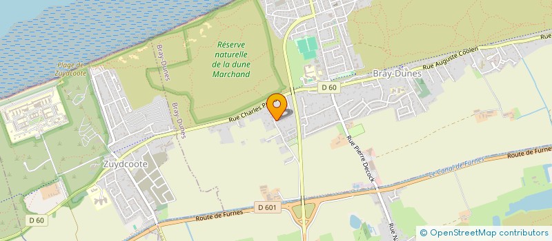 localisation de l'entreprise SCI IMMOBILIERE DUFAY  BRAY-DUNES