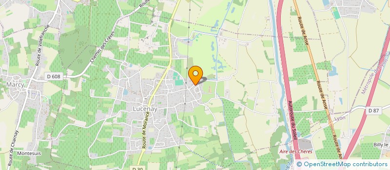 localisation de l'entreprise SCI IMMOBILIERE EDEN  LUCENAY