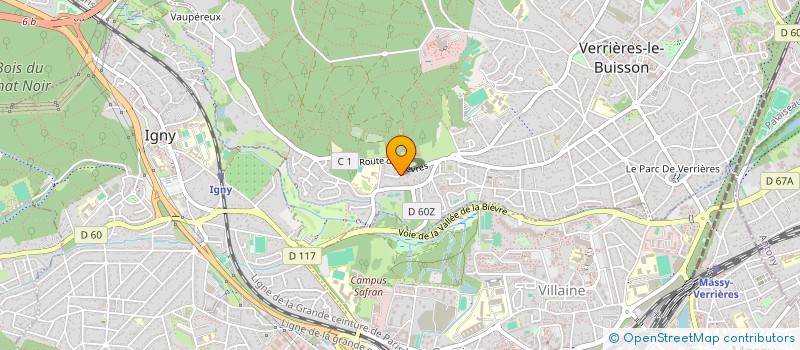 localisation de l'entreprise SCI IMMOBILIERE FB TECHNOLOGY à VERRIERES-LE-BUISSON
