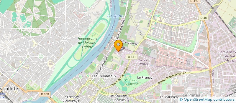 localisation de l'entreprise SCI IMMOBILIERE FCS  SARTROUVILLE