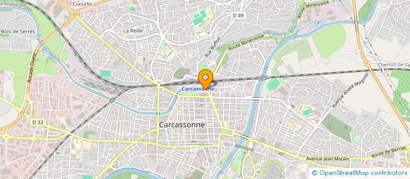 localisation de l'entreprise SCI IMMOBILIERE FOCH à CARCASSONNE