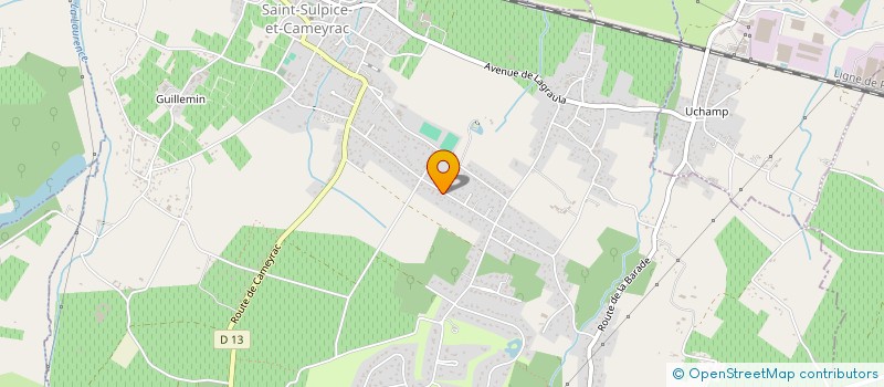 localisation de l'entreprise SCI IMMOBILIERE GEFFRAY  SAINT-SULPICE-ET-CAMEYRAC