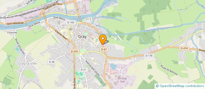 localisation de l'entreprise SCI IMMOBILIERE GRAYLOISE à GRAY