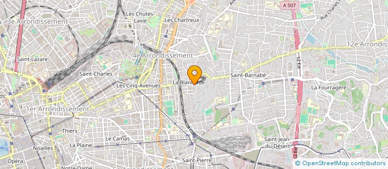 localisation de l'entreprise SCI IMMOBILIERE H.JM à MARSEILLE