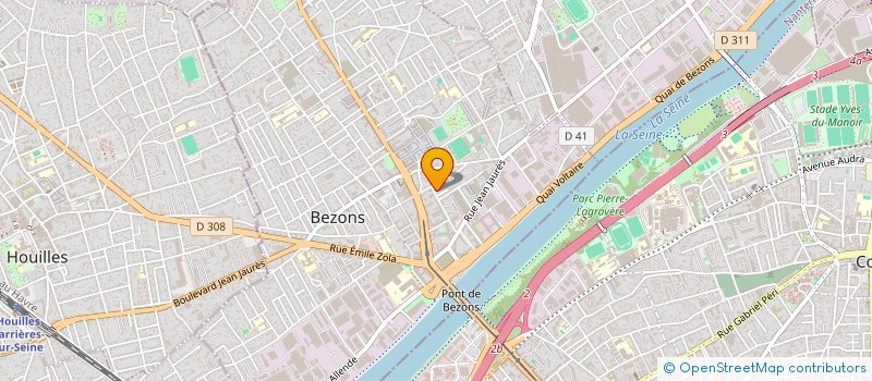 localisation de l'entreprise SCI IMMOBILIERE KM  BEZONS