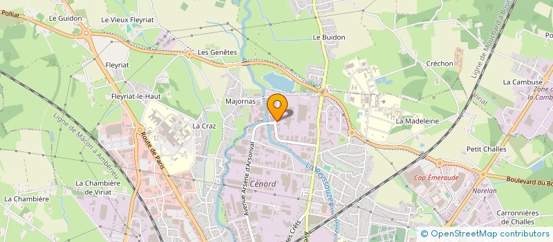 localisation de l'entreprise SCI IMMOBILIERE LA BOISERIE à BOURG-EN-BRESSE