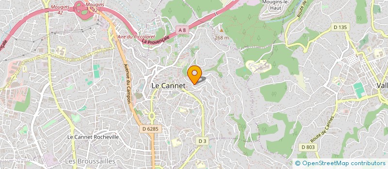 localisation de l'entreprise SCI IMMOBILIERE LC à LE CANNET