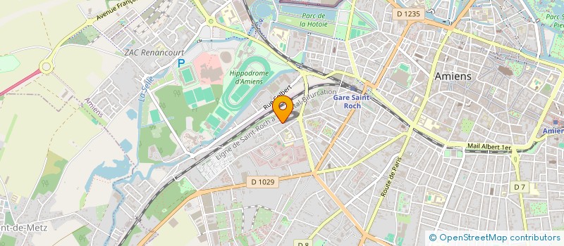 localisation de l'entreprise SCI IMMOBILIERE LESCOUVE à AMIENS