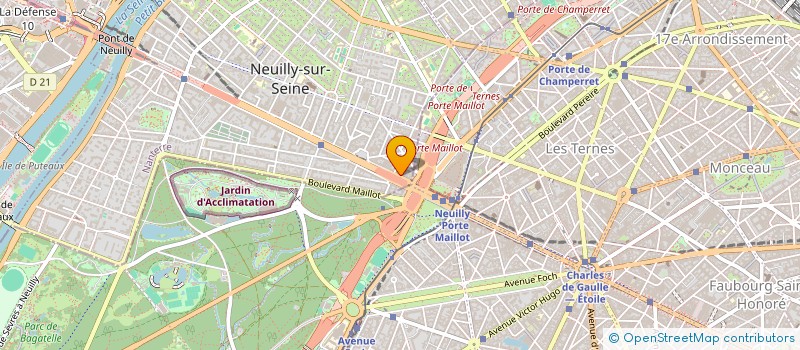 localisation de l'entreprise SCI IMMOBILIERE LEVALLOISIENNE à NEUILLY-SUR-SEINE