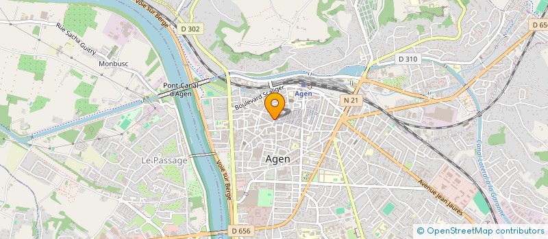 localisation de l'entreprise SCI IMMOBILIERE LOPEZ à AGEN