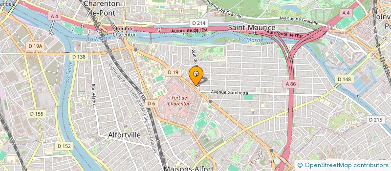 localisation de l'entreprise SCI IMMOBILIERE METROPOLIS  MAISONS-ALFORT