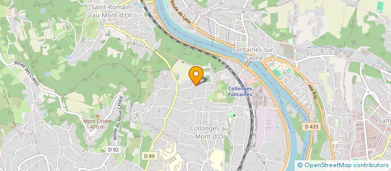 localisation de l'entreprise SCI IMMOBILIERE PORQUEROLLES  COLLONGES-AU-MONT-D'OR