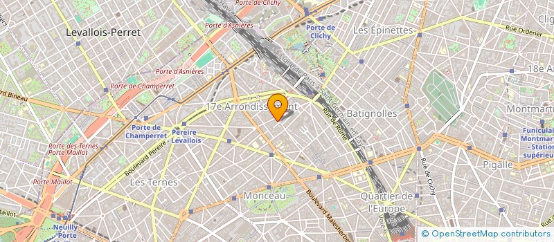 localisation de l'entreprise SCI IMMOBILIERE ROSE THE à LEVALLOIS-PERRET