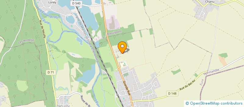 localisation de l'entreprise SCI IMMOBILIERE SILVA  BUEIL