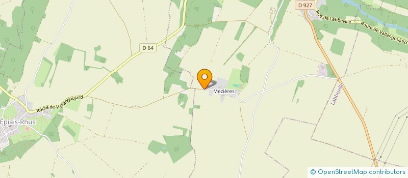 localisation de l'entreprise SCI IMMOBILIERE SYNTHELIS  VALLANGOUJARD