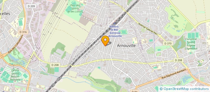 localisation de l'entreprise SCI IMMOBILIERE VALERIE  ARNOUVILLE