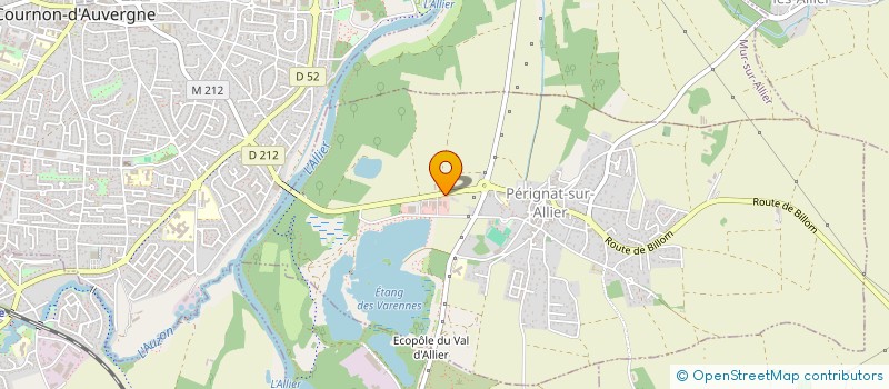 localisation de l'entreprise SCI IMMOBILIERE VULCAIN  PERIGNAT-SUR-ALLIER