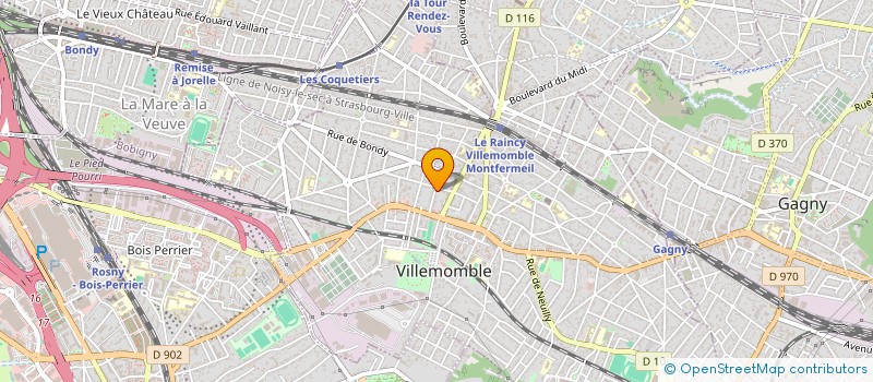 localisation de l'entreprise SCI IMMOBILIERE WILSON à VILLEMOMBLE