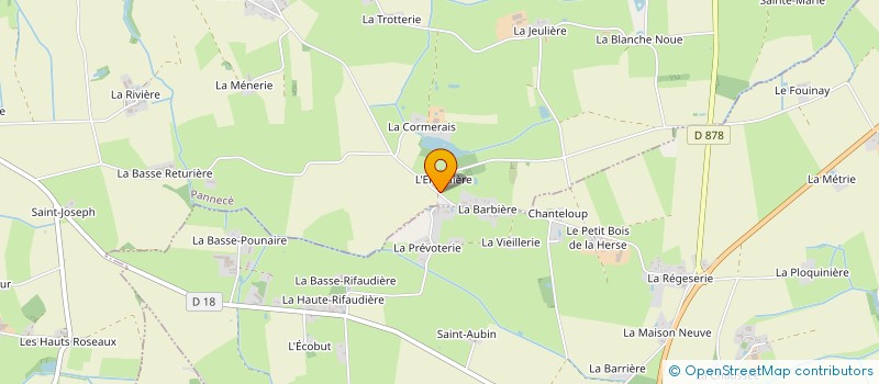 localisation de l'entreprise SCI IMMOBILIS  PANNECE