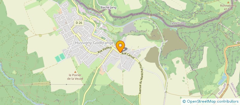 localisation de l'entreprise SCI IMMOBILIS  HUSSIGNY-GODBRANGE