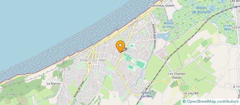 localisation de l'entreprise SCI IMMOBILLIER PRESTIGE  VILLERS-SUR-MER