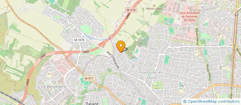 localisation de l'entreprise SCI IMMOBIO  FONTAINE-LES-DIJON