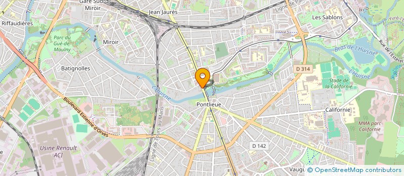 localisation de l'entreprise SCI IMMOBIO  LE MANS