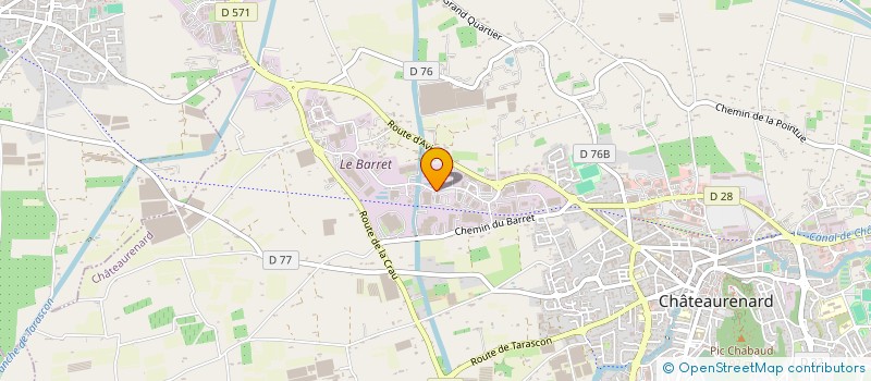 localisation de l'entreprise SCI IMMOBLA FONCIER à CHATEAURENARD