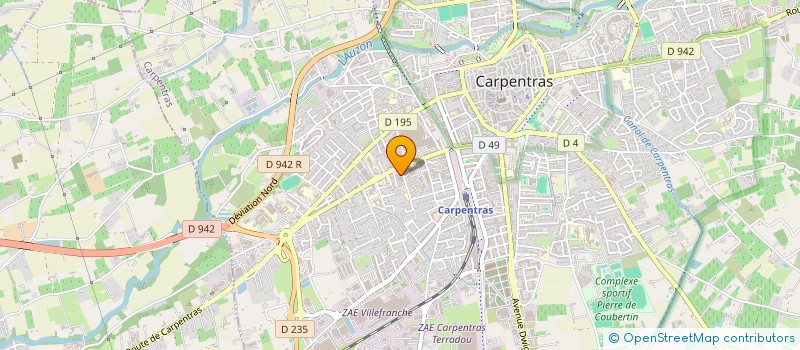 localisation de l'entreprise SCI IMMOBLANC  CARPENTRAS