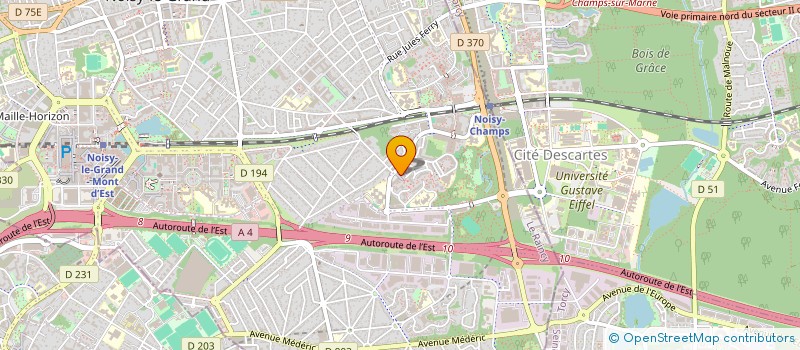 localisation de l'entreprise SCI IMMOBLI à NOISY-LE-GRAND