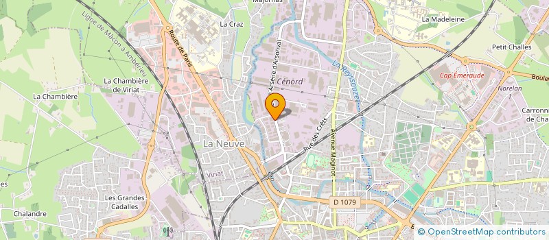 localisation de l'entreprise SCI IMMOBLIERE BOBECHE  BOURG-EN-BRESSE