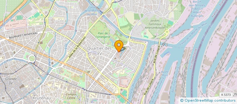 localisation de l'entreprise SCI IMMOBLUZ  STRASBOURG